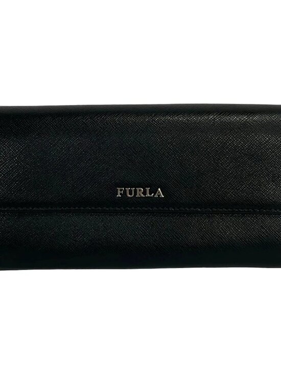 Furla Handbags - FURLA Black Leather Long Wallet